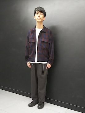 「アイテム（ブルゾン）」を使った、Daikiさん（メンズ・174cm・30代）の秋コーディネート