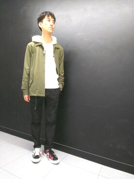 「アイテム（ブルゾン）」を使った、Daikiさん（メンズ・174cm・30代）の秋コーディネート