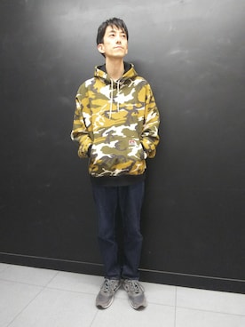 「カモ柄」｜Daikiさん（メンズ・174cm）の秋コーディネート