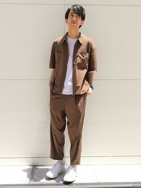 「アイテム（ブルゾン）」を使った、Daikiさん（メンズ・174cm・30代）の春コーディネート
