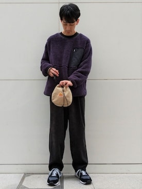 「JUNRED（ジュンレッド）のアイテム（その他トップス）」を使った、Daikiさん（メンズ・174cm）の秋コーディネート