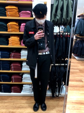 「Dickies（ディッキーズ）のアイテム（ナイロンジャケット）」を使った、kaitoさん（メンズ・188cm）の冬コーディネート