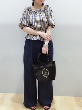 「メゾンドフルール」｜「アイテム（その他）」を使った、あさみさん（レディース・157cm）の春コーディネート