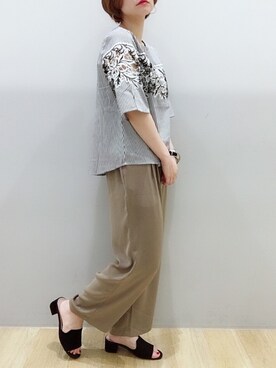「オリエンタルトラフィック」｜「アイテム（その他）」を使った、あさみさん（レディース・157cm）の春コーディネート