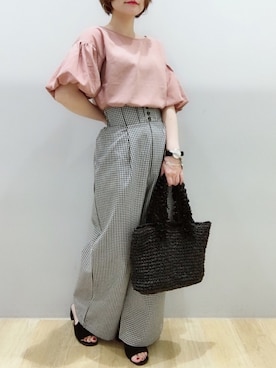 「オリエンタルトラフィック」｜「アイテム（その他）」を使った、あさみさん（レディース・157cm）の春コーディネート
