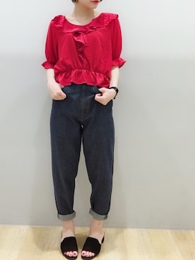 「オリエンタルトラフィック」｜「アイテム（その他）」を使った、あさみさん（レディース・156cm）の春コーディネート