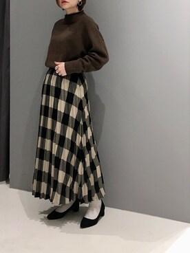 「CRAFT STANDARD BOUTIQUE（クラフトスタンダードブティック）のアイテム（パンプス）」を使った、あさみさん（レディース・156cm）の秋コーディネート