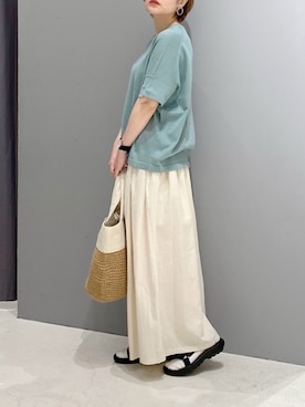 「CRAFT STANDARD BOUTIQUE（クラフトスタンダードブティック）のアイテム」を使った、あさみさん（レディース・156cm）の春コーディネート