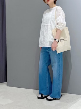 「CRAFT STANDARD BOUTIQUE（クラフトスタンダードブティック）のアイテム」を使った、あさみさん（レディース・156cm）の春コーディネート