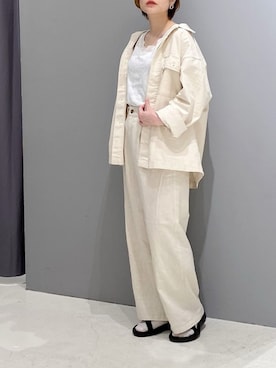 「CRAFT STANDARD BOUTIQUE（クラフトスタンダードブティック）のアイテム」を使った、あさみさん（レディース・156cm）の春コーディネート