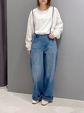「春めきシューズ」｜「アイテム（その他）」を使った、あさみさん（レディース・156cm）の春コーディネート