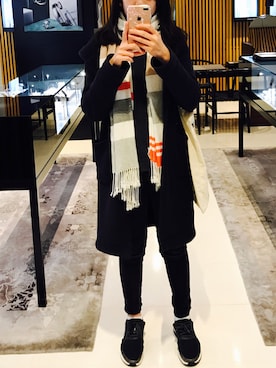 「冬日穿搭」｜Sharon さん（レディース・166cm）の春コーディネート