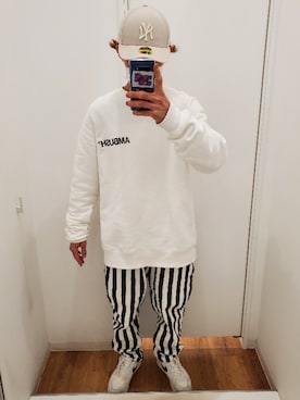 「AMBUSH（アンブッシュ）のアイテム（スウェット）」を使った、おっくん！！さん（メンズ・175cm）の秋コーディネート