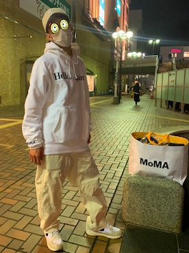 「MOMA（モマ）のアイテム（財布/小物）」を使った、おっくん！！さん（メンズ・175cm）の秋コーディネート