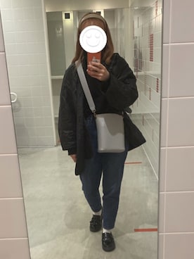 「ノーカラージャケット」｜おデコさん（レディース・156cm）の秋コーディネート