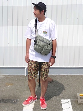 「adidas CAMPUS80's」｜とこちんさん（メンズ・167cm）の夏コーディネート