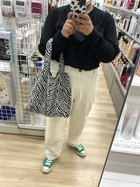 「ぽっちゃり、夏」｜「アイテム（腕時計）」を使った、Cさん（レディース・163cm）の春コーディネート