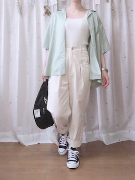 うるふのもも。さん（レディース・151cm）の春コーディネート