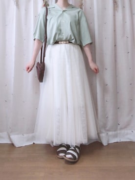 うるふのもも。さん（レディース・151cm）の春コーディネート