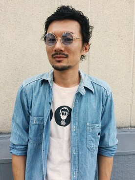 「SiNCERE（シンシア）のアイテム」を使った、冷酒さん（メンズ・172cm）の夏コーディネート