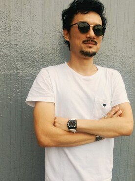 「SiNCERE（シンシア）のアイテム」を使った、冷酒さん（メンズ・172cm）の夏コーディネート