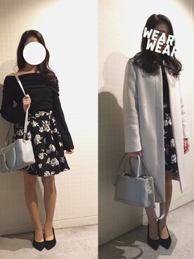 Nさん（レディース・154cm）の冬コーディネート