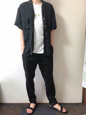 「NOIR FABRIK（ヌワールファブリック）のアイテム」を使った、ゆくんさん（メンズ・180cm）の秋コーディネート