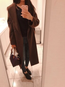 「茶色コート」の人気ファッションコーディネート - WEAR
