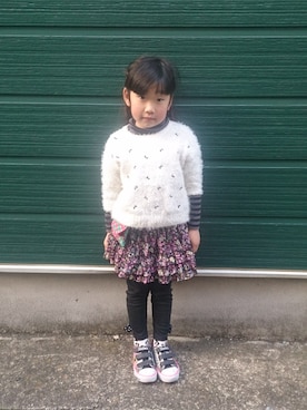 ポコさん(キッズ・110cm)の冬コーディネート