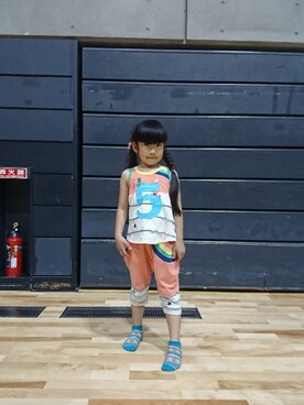 「タオル地」｜ポコさん（キッズ・120cm）の夏コーディネート