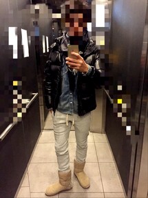 UGG | ヒールにスタッズのカスタムをしたムートンブーツ(ブーツ)