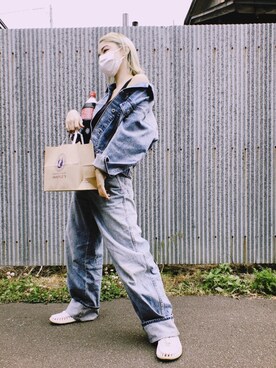 「アイテム（ブラジャー、ブラック系）」を使った、umekoume23さん（レディース・154cm）の夏コーディネート