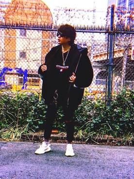 「vetements」｜「アイテム（ブルゾン）」を使った、Takaさん（メンズ・165cm）の春コーディネート