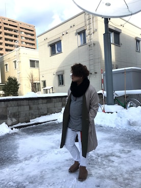 「RAGEBLUE（レイジブルー）のアイテム（その他アウター）」を使った、ナナシノゴンベエさん（メンズ・165cm）の冬コーディネート