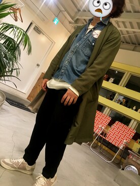 「RAGEBLUE（レイジブルー）のアイテム（その他アウター）」を使った、ナナシノゴンベエさん（メンズ・165cm）の冬コーディネート