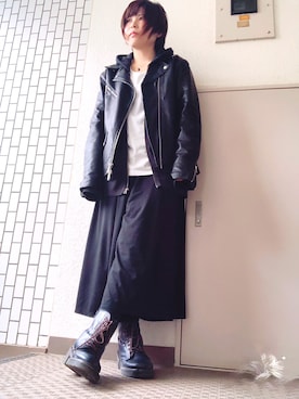 「milady（ミレディ）のアイテム」を使った、R!NAさん（レディース・157cm）の春コーディネート