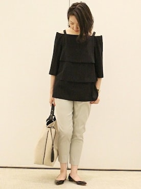 「MuseR（ミュザー）のアイテム」を使った、accoさん（レディース・163cm）の夏コーディネート