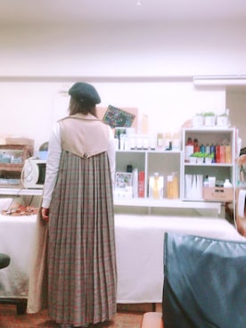 「coca（coca）（コカ）のアイテム（トレンチコート）」を使った、NA→☆さん（レディース・156cm）の秋コーディネート
