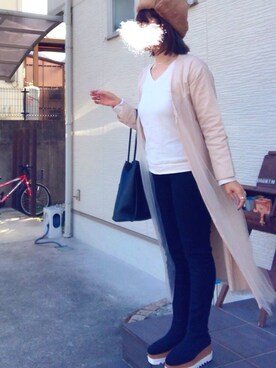 「CREA（クレア）のアイテム」を使った、NA→☆さん（レディース・156cm）の秋コーディネート