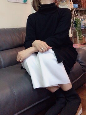 NA→☆さん（レディース・156cm）の冬コーディネート