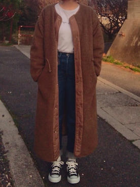 NA→☆さん(レディース・156cm)の冬コーディネート