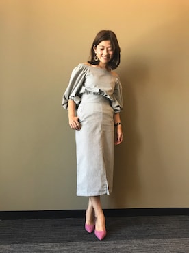 akikoさん（レディース・158cm）の冬コーディネート