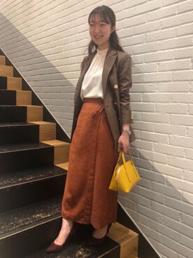 佐野 優里菜さん（レディース・158cm）の夏コーディネート