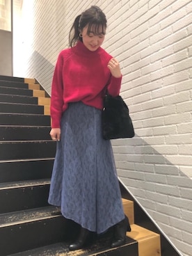 佐野 優里菜さん（レディース・158cm）の冬コーディネート