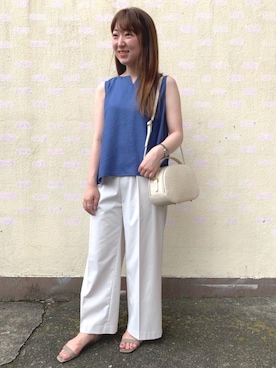 佐野 優里菜さん(レディース・158cm)の夏コーディネート