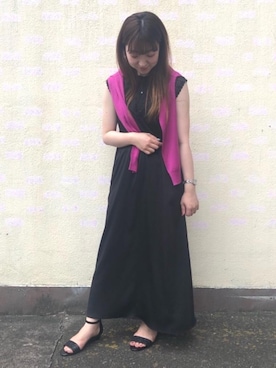 佐野 優里菜さん(レディース・158cm)の夏コーディネート