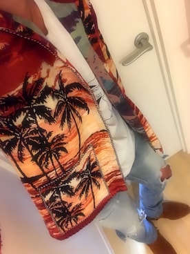 「SAINT LAURENT PARIS（サンローランパリ）のアイテム（ブルゾン）」を使った、まささん（メンズ・165cm）の夏コーディネート