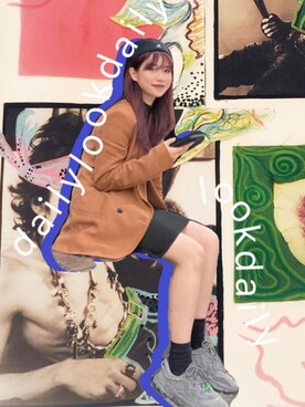「H&M（エイチ・アンド・エム）のアイテム（スーツジャケット）」を使った、yomiyomiyomiさん（レディース・155cm）の夏コーディネート