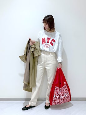 さとめぐさん(レディース・159cm)の春コーディネート