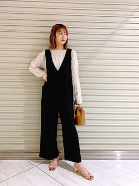 さとめぐさん（レディース・159cm）の春コーディネート